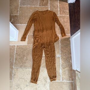 Kyte BABY Brown Long Sleeve Pajama Set